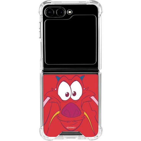 Disney Mulan Mushu Galaxy Z Flip6 Clear Case
